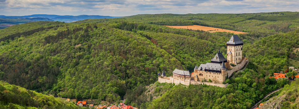 Vyhlídkový let Karlštejn